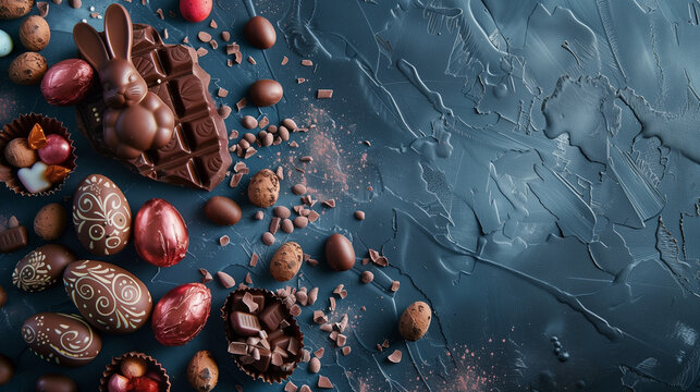acorns on a table food sweet chocalate  egg ester benny 
