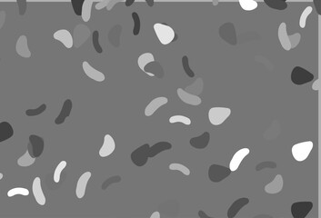 Light Silver, Gray vector background with abstract forms.