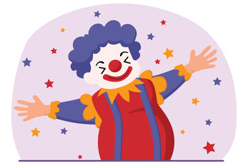 April Fools Flat Illustration Design