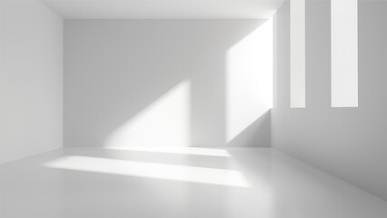Abstract studio background for product presentation. Empty room with shadows.