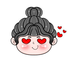 Face of love