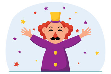 April Fools Flat Illustration Design