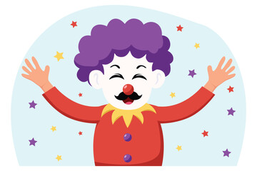 April Fools Flat Illustration Design