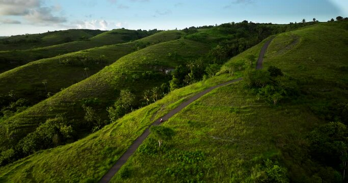 Scooter ride through the Teletubbies hills of Bali, breathtaking experience