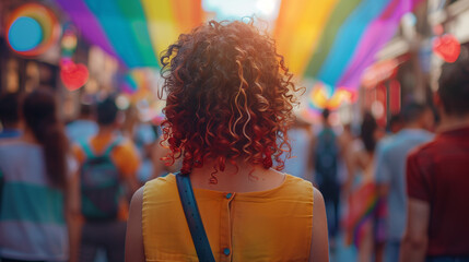 Obraz premium Pride month campaigns may include various events such as parades, marches, festivals, workshops, and educational initiatives