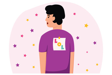 April Fools Flat Illustration Design