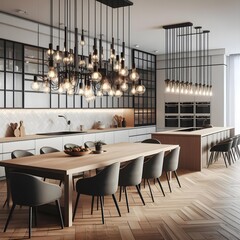 modern kitchen interior