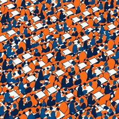 주식 공부하는 사람들의 모습