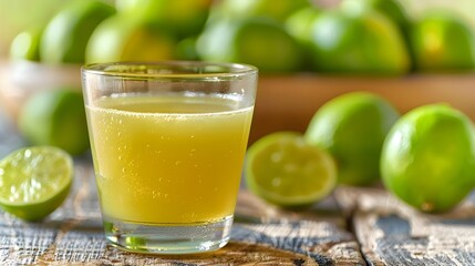 Lime juice in a glass, Lime fruits in the background, healthy living, fruit juice, wallpaper...