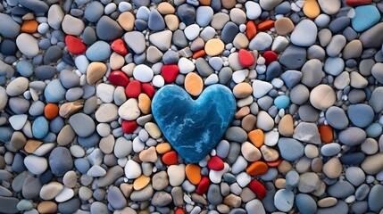 Obraz premium heart of stones