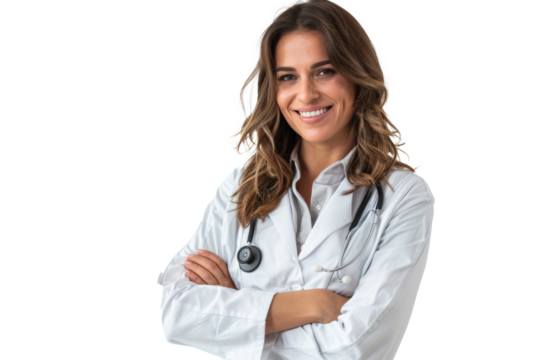 Young women doctor portrait.