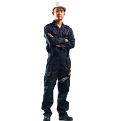 PNG image asset of constructor with projects hat.