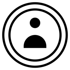 User icon, Person icon, User icon for web site, User icon vector illustration