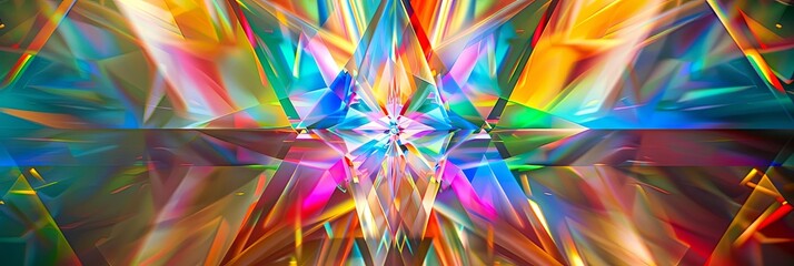 a colorful fractal image featuring a variety of shapes and sizes, including a square, triangle, rec