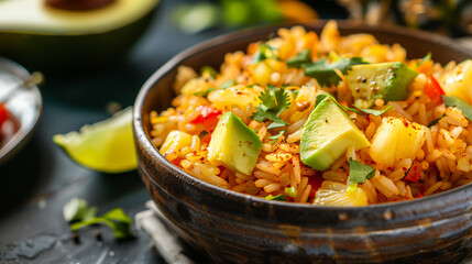 rice with vegetables that spicy curry