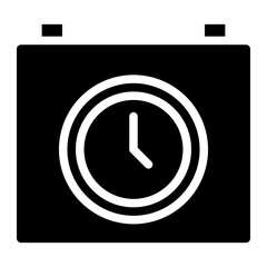 time and date, calenda with clock icon