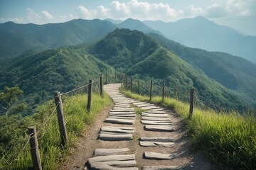 Fototapeta premium path in the mountains