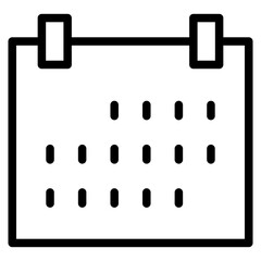 Calendar or appointment schedule icon