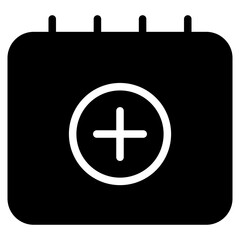 create add event icon with plus sign. Add to time table icon, Calendar with plus icon. 