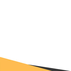 Yellow Black Triangle Footer