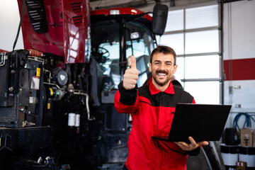 Successful tractor service and maintenance.