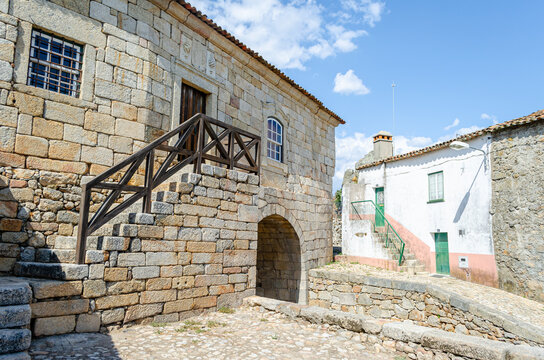 Old council house in Penamacor, medieval village in the Beira Baixa region of Portugal.