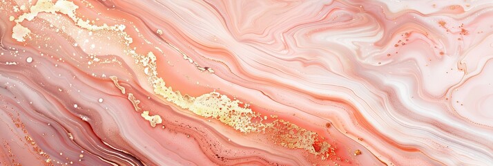 Fluid Elegance of Swirling Alcohol Ink Marble Art