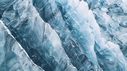 a close - up of ice on a mountain