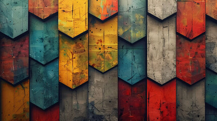 vibrant timber background with a variety of shapes. roughness in texture.