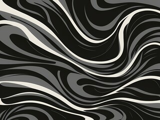 Abstract monochrome background. Abstraction in the style of impressionism. Modern surrealist painting. Good as a poster for wall decor. Surreal design