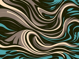 Abstract monochrome background. Abstraction in the style of impressionism. Modern surrealist painting. Good as a poster for wall decor. Surreal design