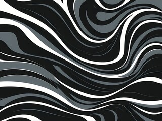 Abstract monochrome background. Abstraction in the style of impressionism. Modern surrealist painting. Good as a poster for wall decor. Surreal design