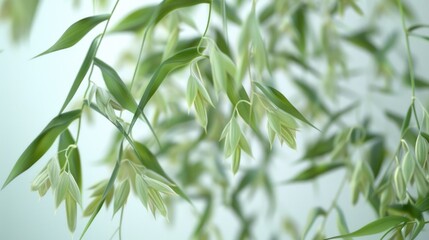 Fototapeta premium Close up of green plant, suitable for nature concepts