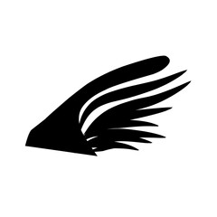 Wing silhouette icon
