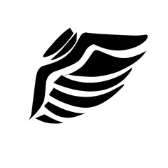 Wing silhouette icon