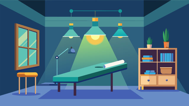 Soft adjustable lighting allows patients to customize their treatment space to their personal preferences promoting a sense of control and comfort.