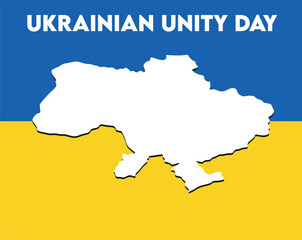 Obraz premium Happy Ukrainian Unity Day to all Ukrainians
