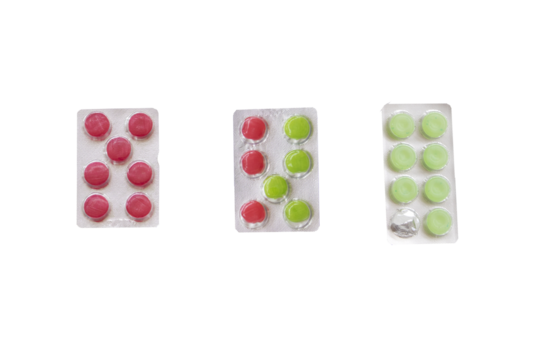 cough sore throat pastille extract herbal arrangement flat lay style 