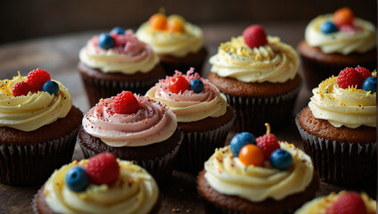 Christmas cookies with chocolate