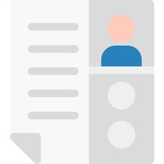 Obraz premium CV Icon