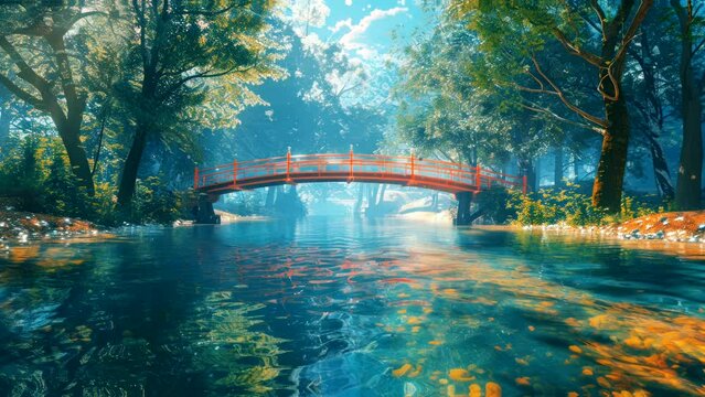 Bridging Boundaries: A River-Crossing Bridge Linking Communities