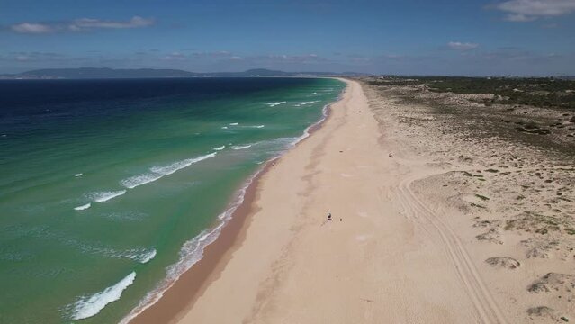 Fly Above Beach of Comporta Portugal 02
