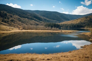 lake in the mountains