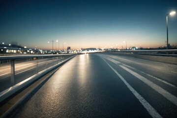 Obraz premium highway at night
