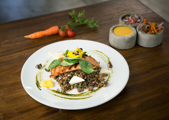 Photobook of typical Peruvian food.