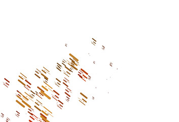 Light Yellow, Orange vector background with straight lines.