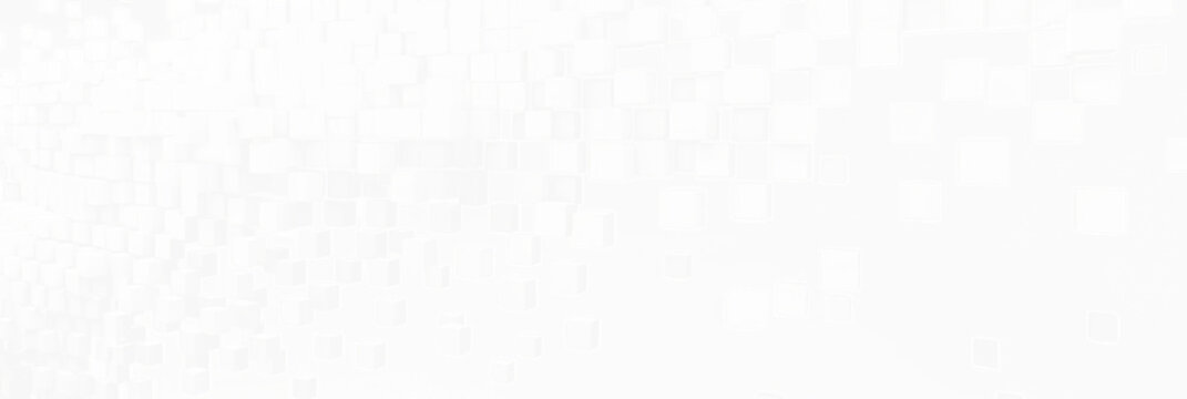 white digital pixel squares art, isolated png geometric overlay