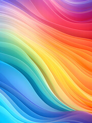 Abstract colorful wave rainbow background illustration