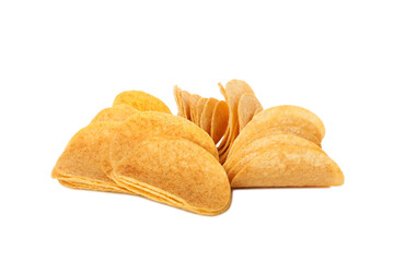 PNG,Potato chips, isolated on white background