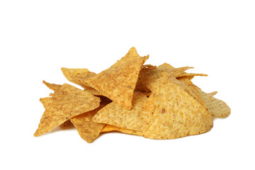 PNG,Triangular potato chips, isolated on white background